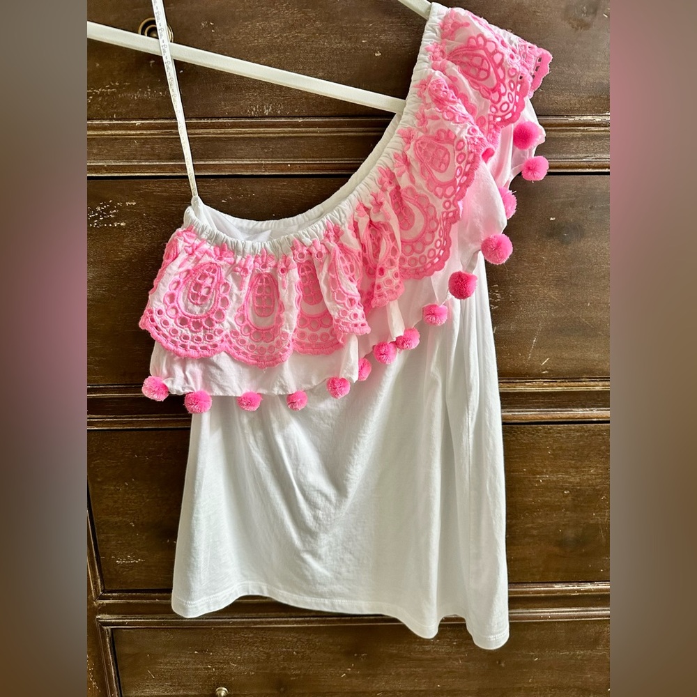 Lilly Pulitzer One Shoulder Top